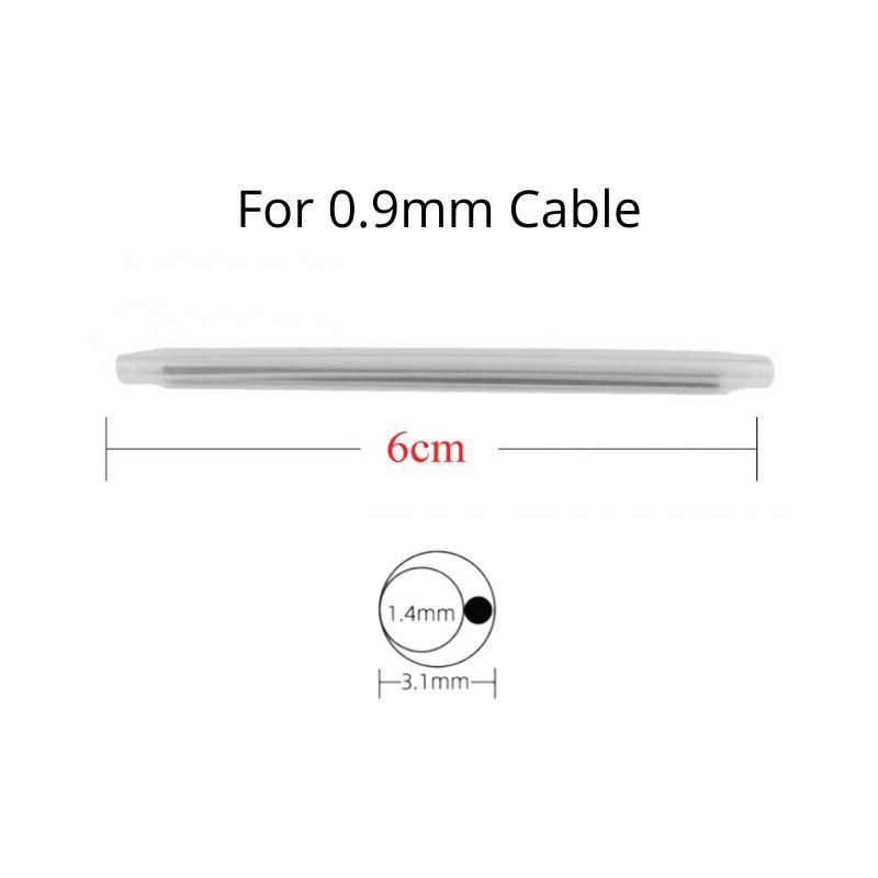 Fiber Optic Fusion Splice Protection Sleeve 60mm (For 0.9mm Cable) 100pcs
