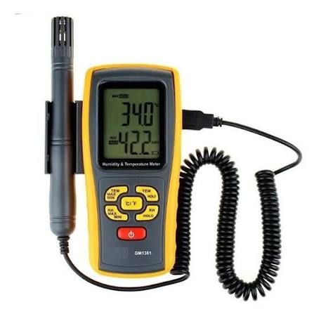 HUMIDITY AND TEMPERATURE METER