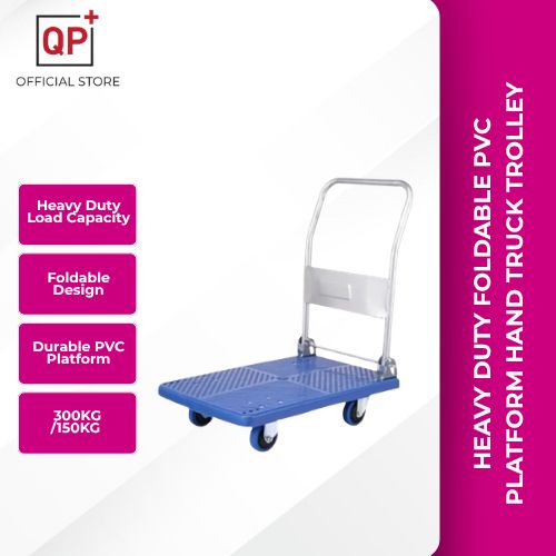 300KG /150KG HEAVY DUTY FOLDABLE PVC PLATFORM HAND TRUCK TROLLEY l TROLI BOLEH LIPAT | 可折叠手推车-300KG