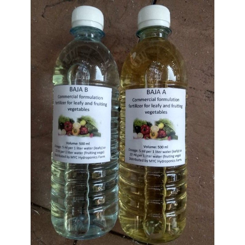 Hydroponic System/set -- Set Baja AB cecair pekat (500ml + 500ml) untuk hydroponik Dan fertigasi