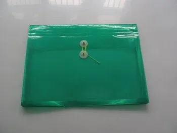 Deli A4 File Bag With String Green 5512