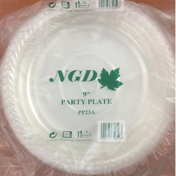 Disposable Plastic Plate 9鈥�(1x50pcs)