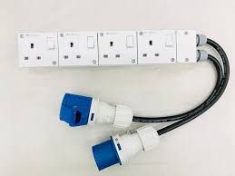 AJCEE Commando Socket: Ums4gang Ajcee in/out 16a 3pin CEE EXTENSION | IN/OUT