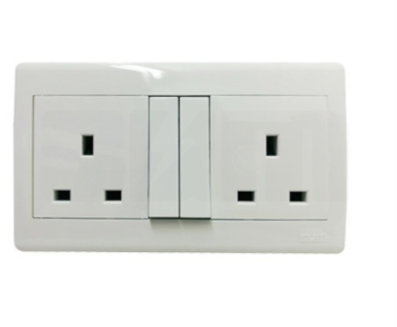 SE SETIA ELECTRIC S8213 SUM 13A DOUBLE SWITCH SOCKET
