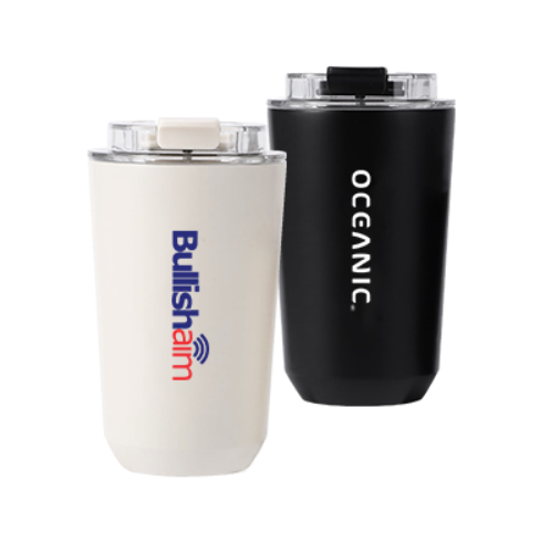 Coffee Stainless Steel Travel Tumbler 380ml (Custom Engrave)