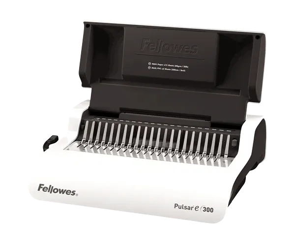 FELLOWES ELECTRIC COMB BINDING MACHINE, PULSAR E-300