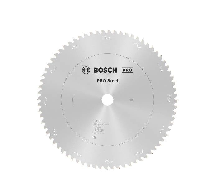 BOSCH PRO STEEL CIRCULAR SAW BLADE, CORDED, 305 X 2.2 X 25.4 MM, T60 (2608844868)
