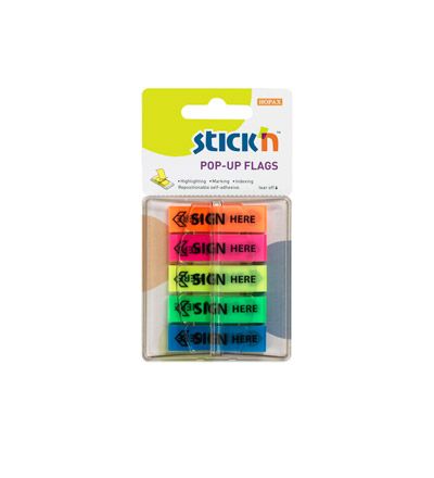 HOPAX INDEX POP-UP FLAG SIGN HERE (50 SHEETS)