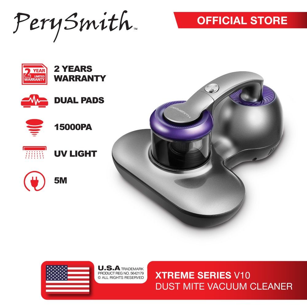 PerySmith *PerySmith 700W Dust Mite Vacuum Cleaner XTREME Series V10