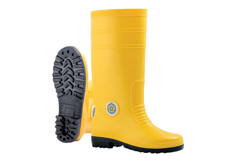 7000  KORAKOH SAFETY RUBBER BOOT (YELLOW) / (Black) 7000 Yellow 10/43 FW-7000-Y-KK
