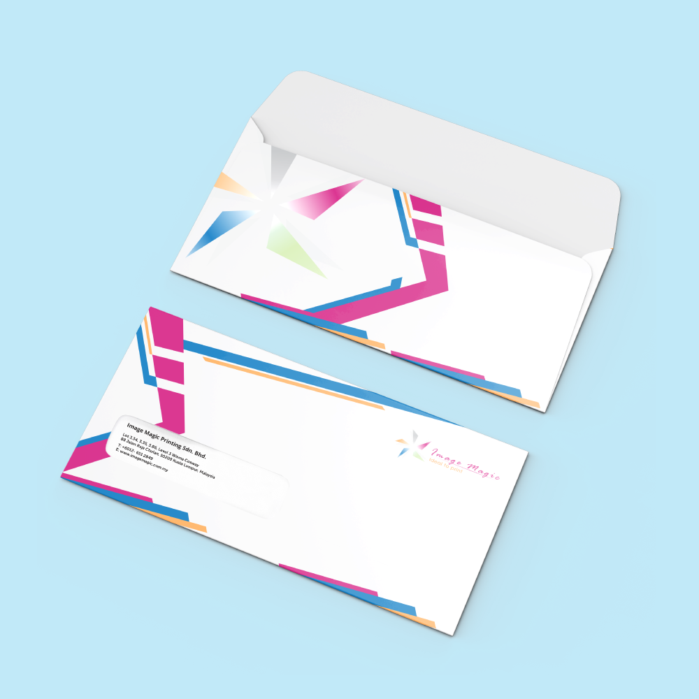 [250pcs] Digital printing envelope A4 size Full color, Custom Design