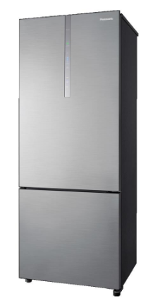 Genuine Malaysia Panasonic Warranty - Panasonic NR-BX471CPSM 2-door Bottom Freezer Refrigerator Steel Door Series NR-BX471CPSM