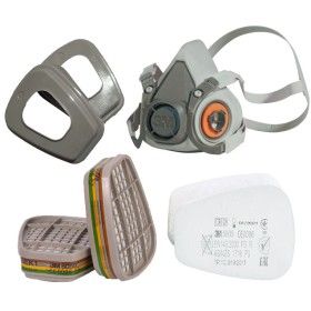 3M 6200 Half Mask Respirator and Filters 6059 Set (Medium)