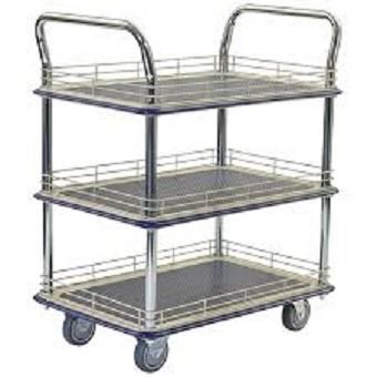 Trolley With Ledge 3 Shelf 300kg /Trolley /Trolley with Ledge /3 Shelf Trolley /300kg /Trolley Rack /Trolley With Ledge 3 Shelf