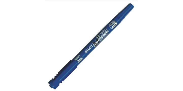 Pilot Twin Marker Extra Fine & Fine Blue
