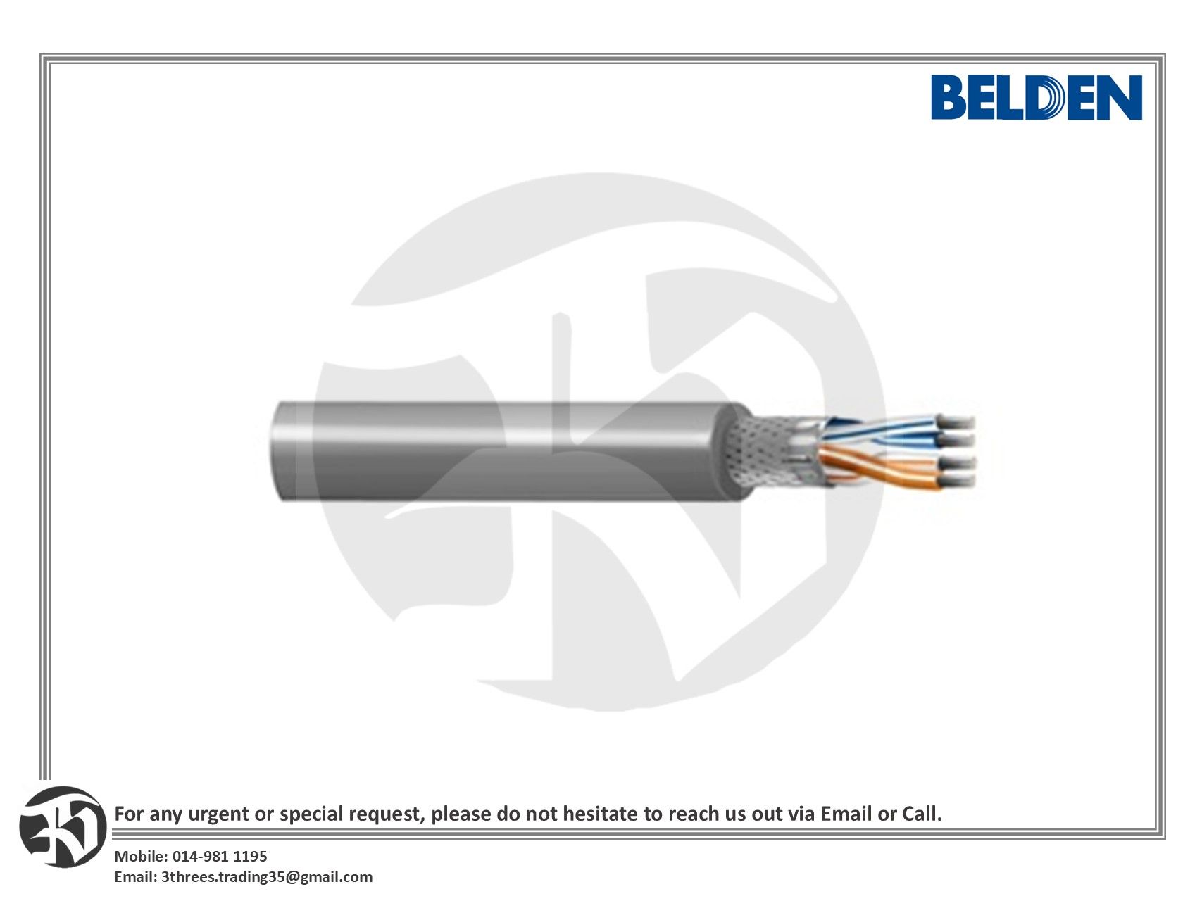 Belden RS-485 Computer Cable (9842) 1000ft