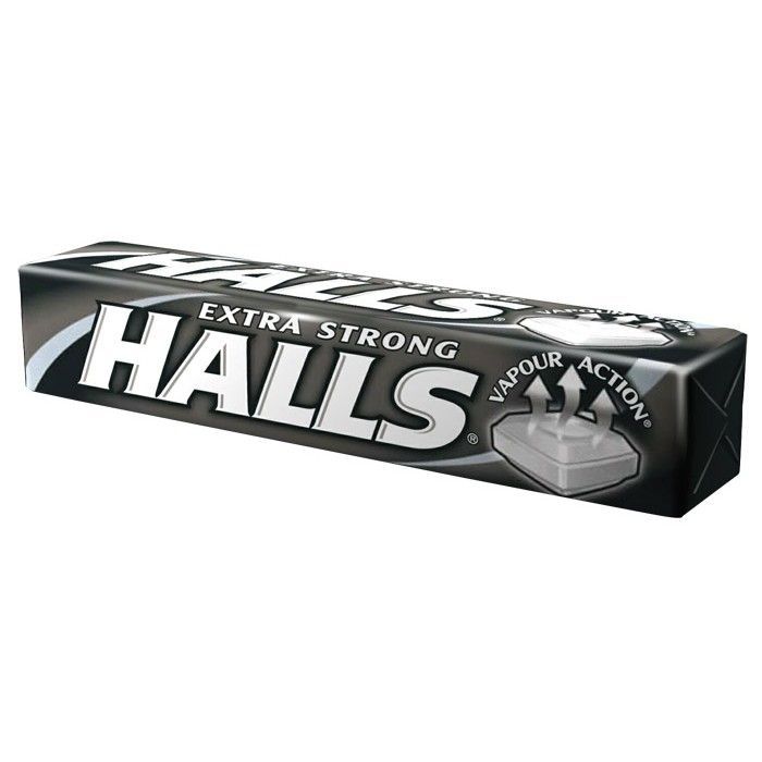 Candy Halls Extra Strong Mint Flavoured Candy 34g