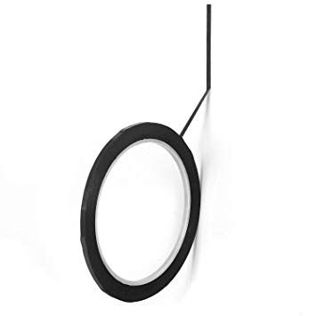 WHITE BOARD LINING TAPE 3MMX 50MTR BLACK