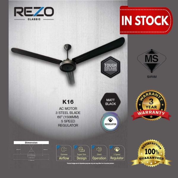 REZO K16 CEILING FAN 60