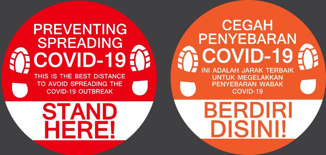 Covid-19 Distance Sticker