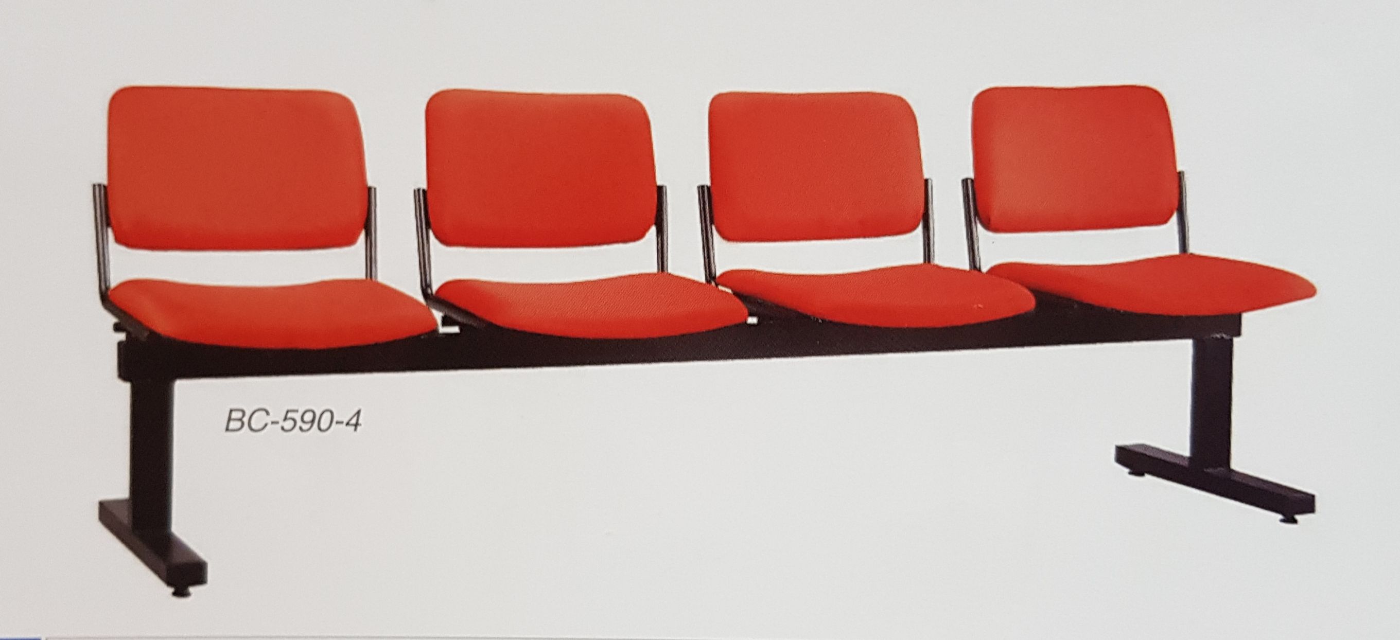 Chair Fabric Office Chair 4 Seater Link BC-590 / Link Chair / Fabric Office Chair / 4 Seater / Visitor Link Chair / BC-590 / OFFICE CHAIR / ERGONOMIC