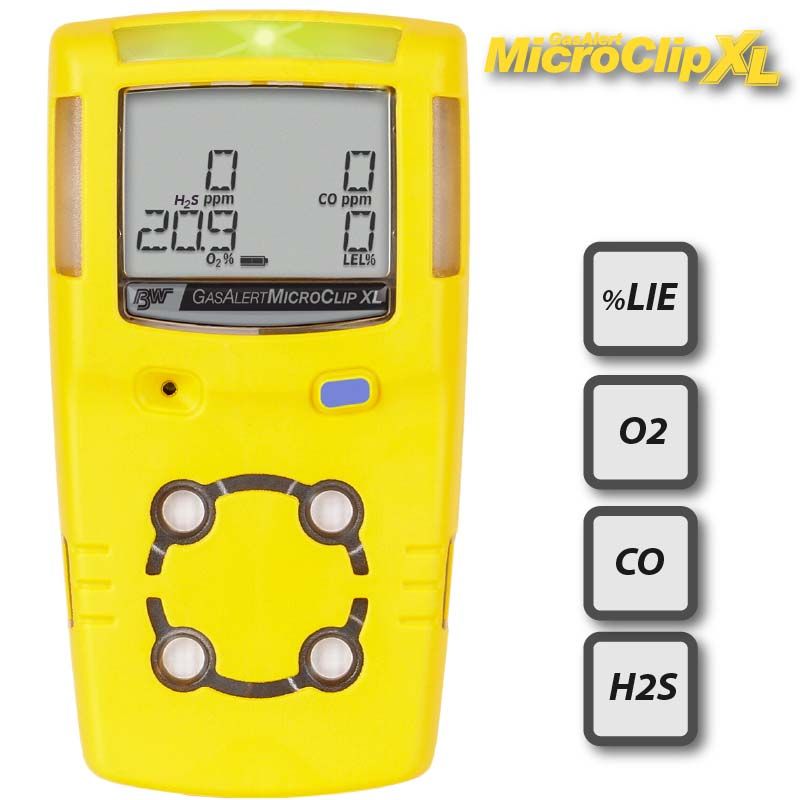 Honeywell *Honeywell BW MicroClip XL Portable Multi Gas Meter (LEL, O2, H2S, CO)