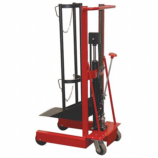 *DAYTON 26W609 Cylinder Lift Truck, Hydraulic, Cap 300 Lb