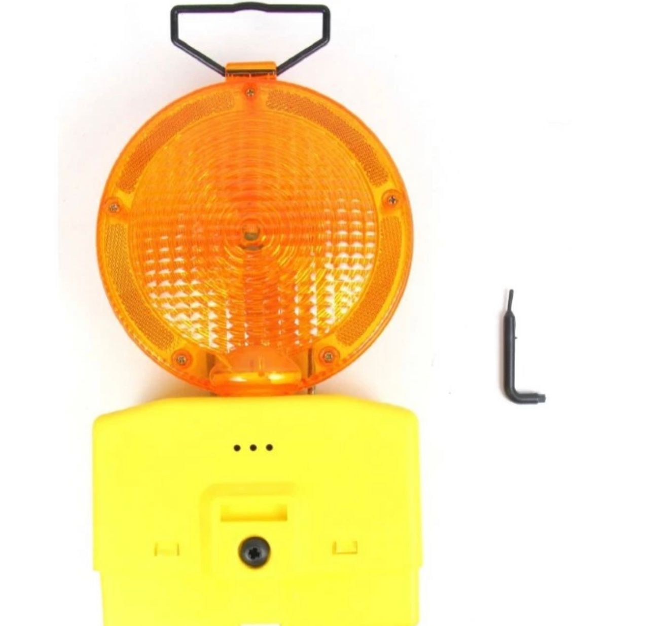 NA Road Flashing Road Blinker Safety Warning Light Barricade LED Safety Cone Use Traffic Road Light