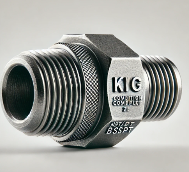 *King Combination Nipple Carbon Steel, Size: 2"