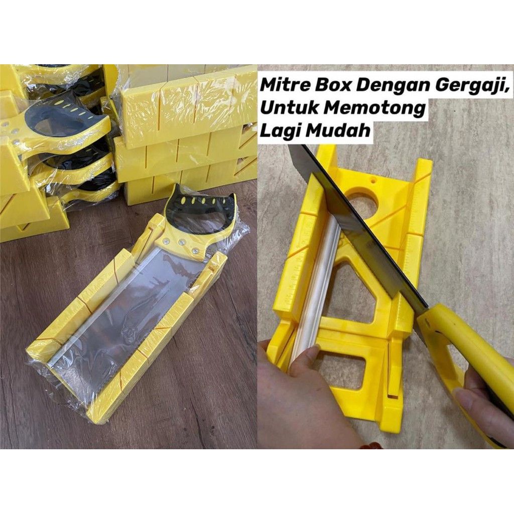 Mitre Box & Gergaji