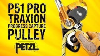 PETZL PRO TRAXION P51A Very efficient loss-resistant progress capture pulley