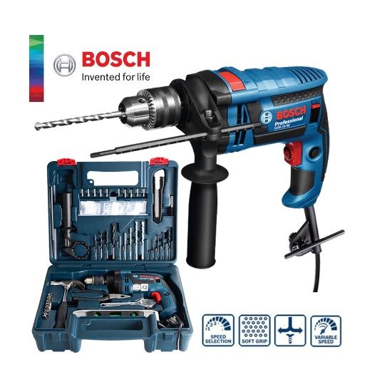 Genuine Bosch Malaysia Warranty - GSB 16RE BOSCH 750W IMPACT DRILL TOOL KITS GSB16RE