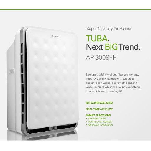 COWAY *COWAY AIR PURIFIER ( MODEL : TUBA AP-3008FH)
