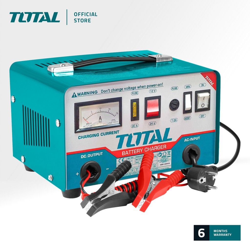 TOTAL TBC1601 BATTERY CHARGER 12/24V