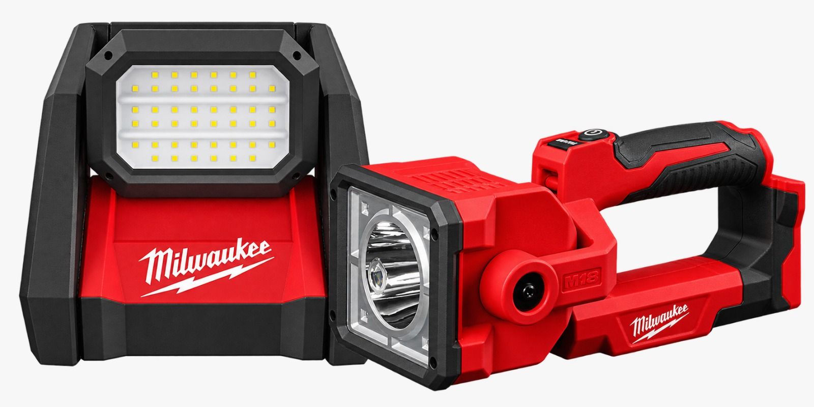 MILWAUKEE Search Light + MILWAUKEE High Performance Area Light - COMBO