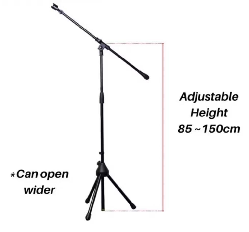 Heavy-duty Dynamax professional microphone stand MS168