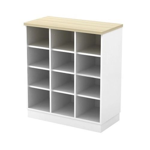 Berlin Low Wooden Office Filing Cabinet/Cupboard Pigeon Hole AB-YP 9