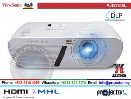 VIEWSONIC PJD5155L SVGA 3300 LUMENS DLP PROJECTOR