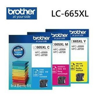 BROTHER LC665XL Cyan Magenta Yellow Colour & BROTHER LC669XL BK BLACK COLOUR