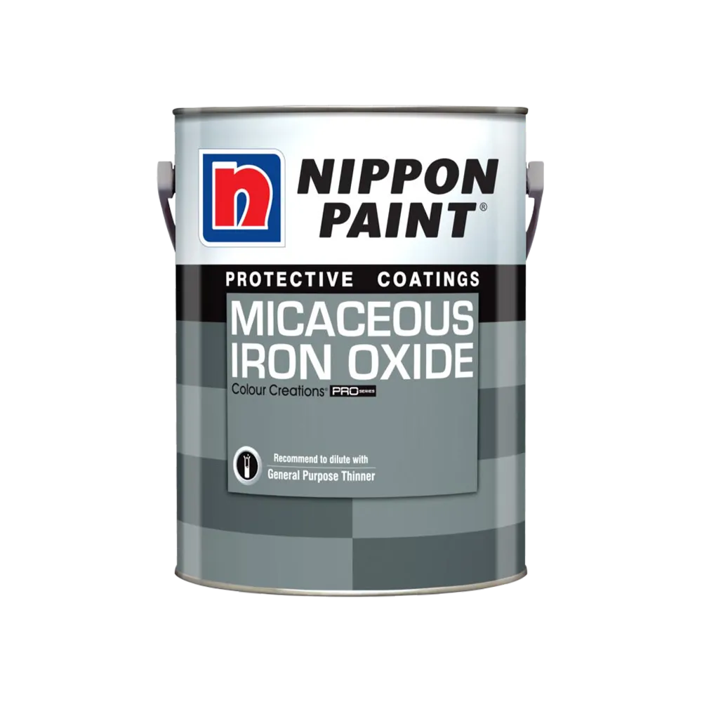 5L Nippon Paint Micaceous Iron Oxide Metal Paint Cat Minyak