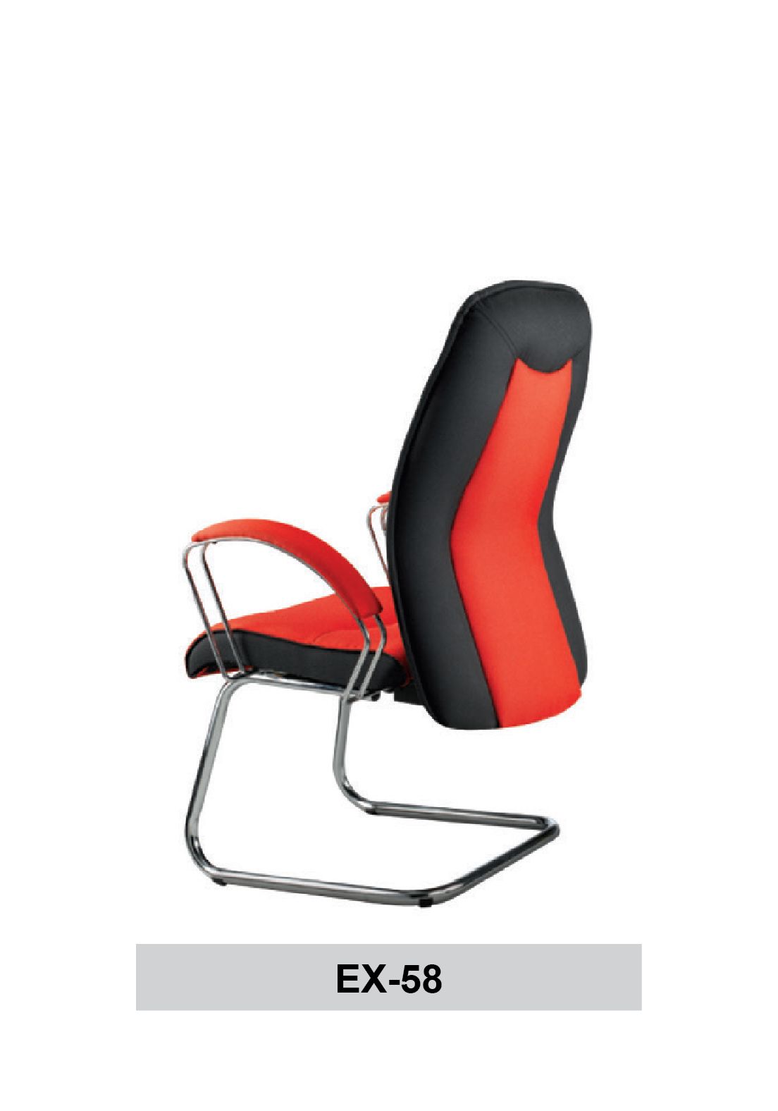 Camellia EX-58 ERGONOMIC OFFICE VISITOR CHAIR - FABRIC / Camellia / OFFICE CHAIR / VISITOR CHAIR / ERGONOMIC OFFICE CHAIR / FABRIC CHAIR / ERGONOMIC CHAIR / EX-58 / CHAIR