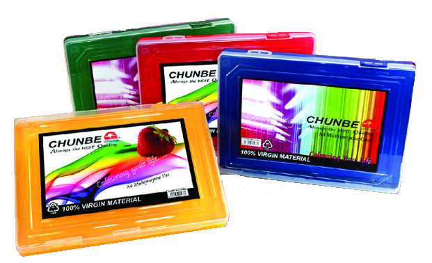 Chunbe 40mm A4 Plastic Document Case No Handle 8818 & 8819 8819 Document case HD-8819-KK