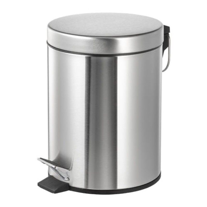 IKEA *IKEA SNÖRPA Pedal bin, stainless steel, 12 l