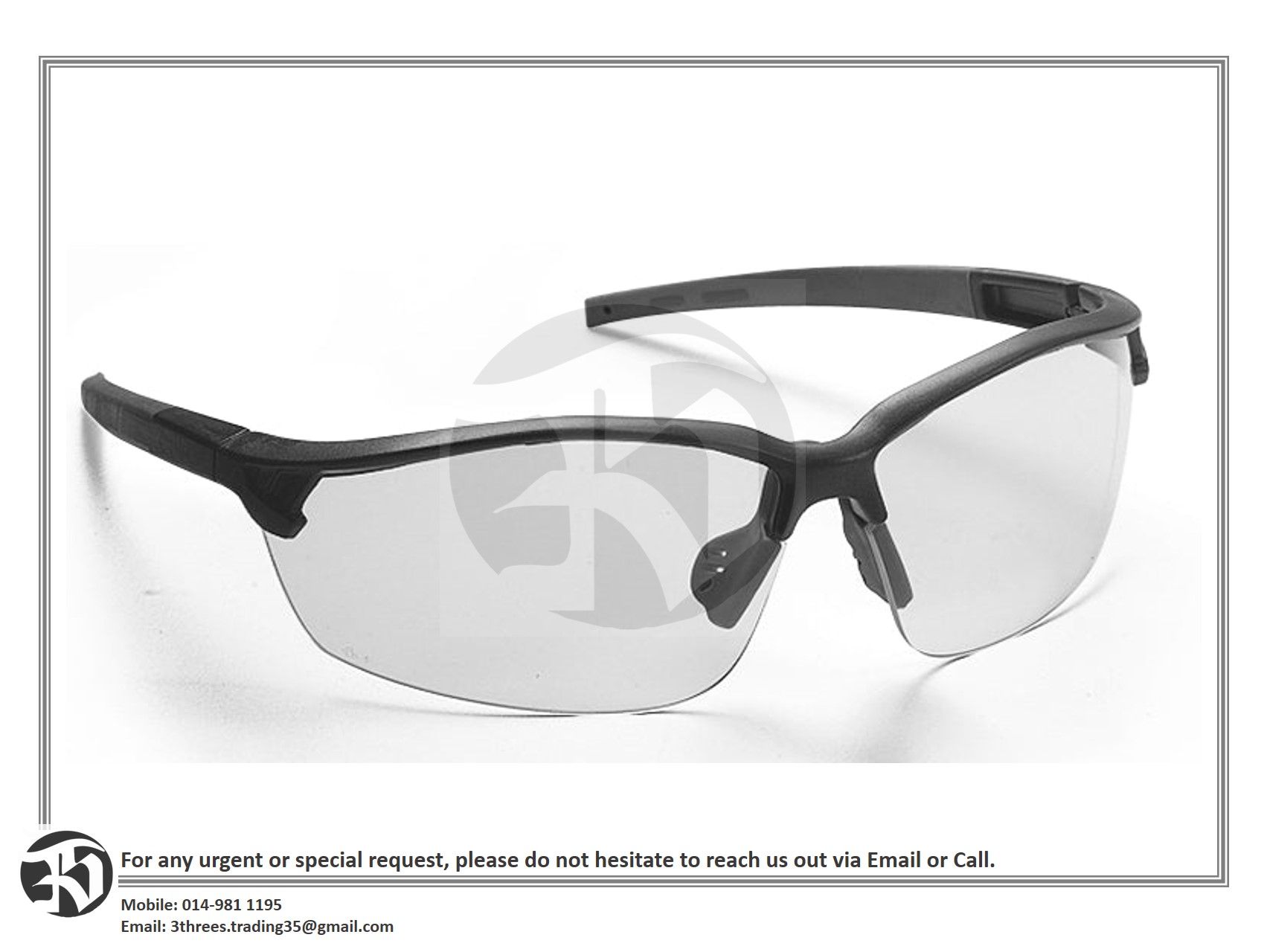 Proguard Viper Safety Eyewear Anti Scratch Glasses Anti UV Anti Fog Impact Resistant Lens