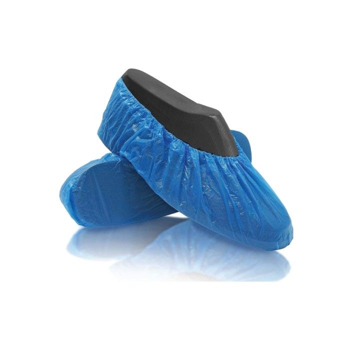 Disposable CPE Shoes Cover 100pcs Tebal (Non Slip & Waterproof)