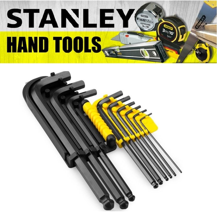 STANLEY HEX KEY SET 9PCS 12PCS L-ARM MM L-ARM IMP 69-256 69-257