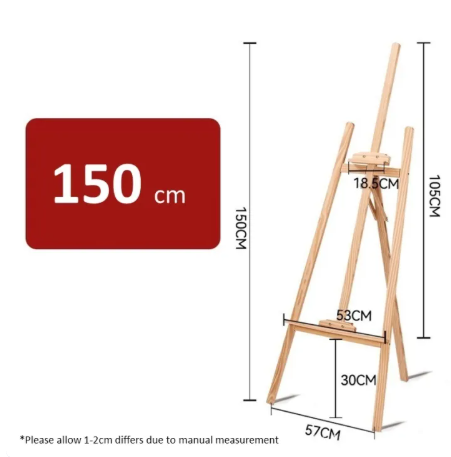 Adjustable Art Wooden Easel 150cm