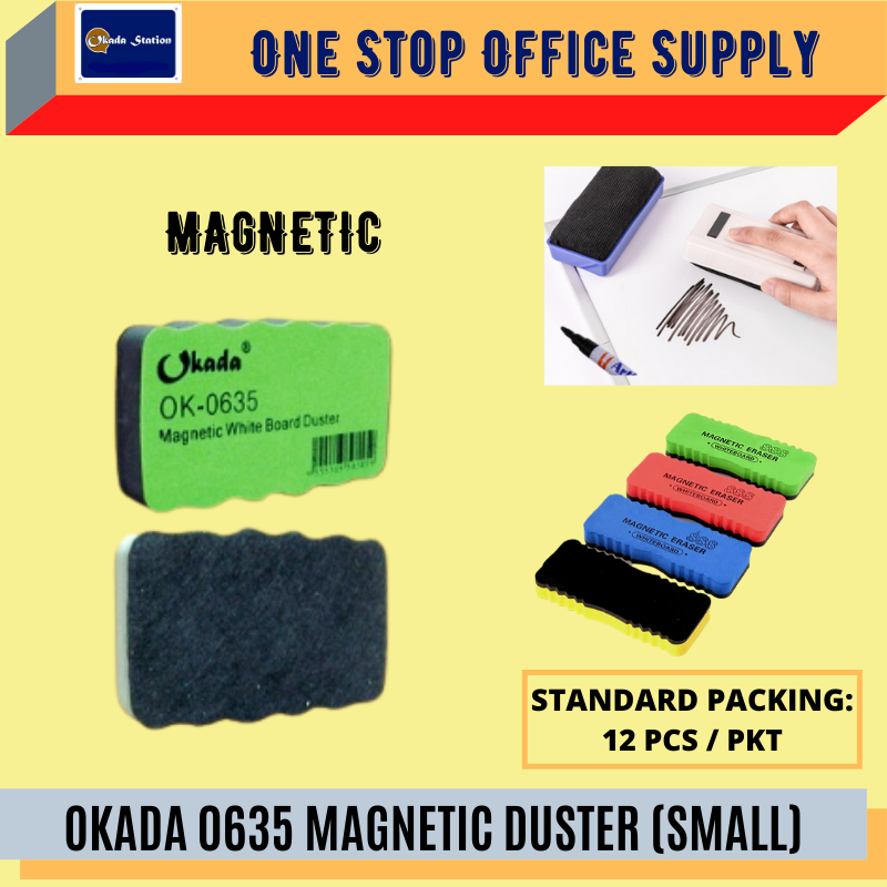 OKADA 0635 MAGNETIC DUSTER (SMALL) / Okada / Duster / Magnetic Duster / Whiteboard Magnetic Duster / Small Duster / Okada Magnetic Duster