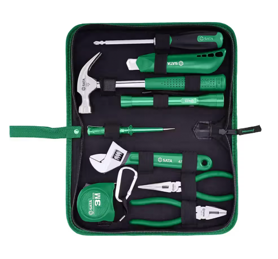 Sata 9 pc home repair tool set