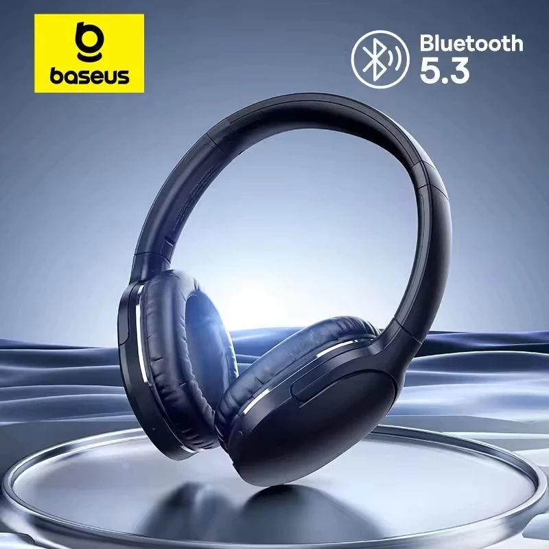 Baseus D02 Pro Headphone Bluetooth Earphones Stereo Wireless 5.3 HIFI Foldable Sport Headset